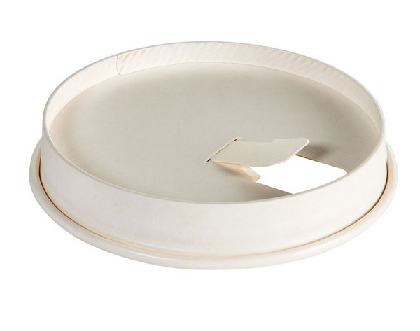 Papierdeckel mit Trinkloch