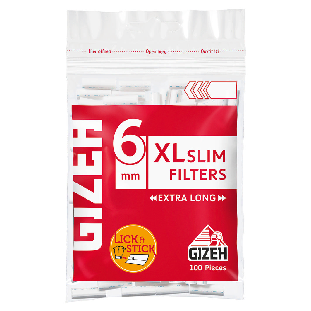 Gizeh Black XL Slim Filter 6mm