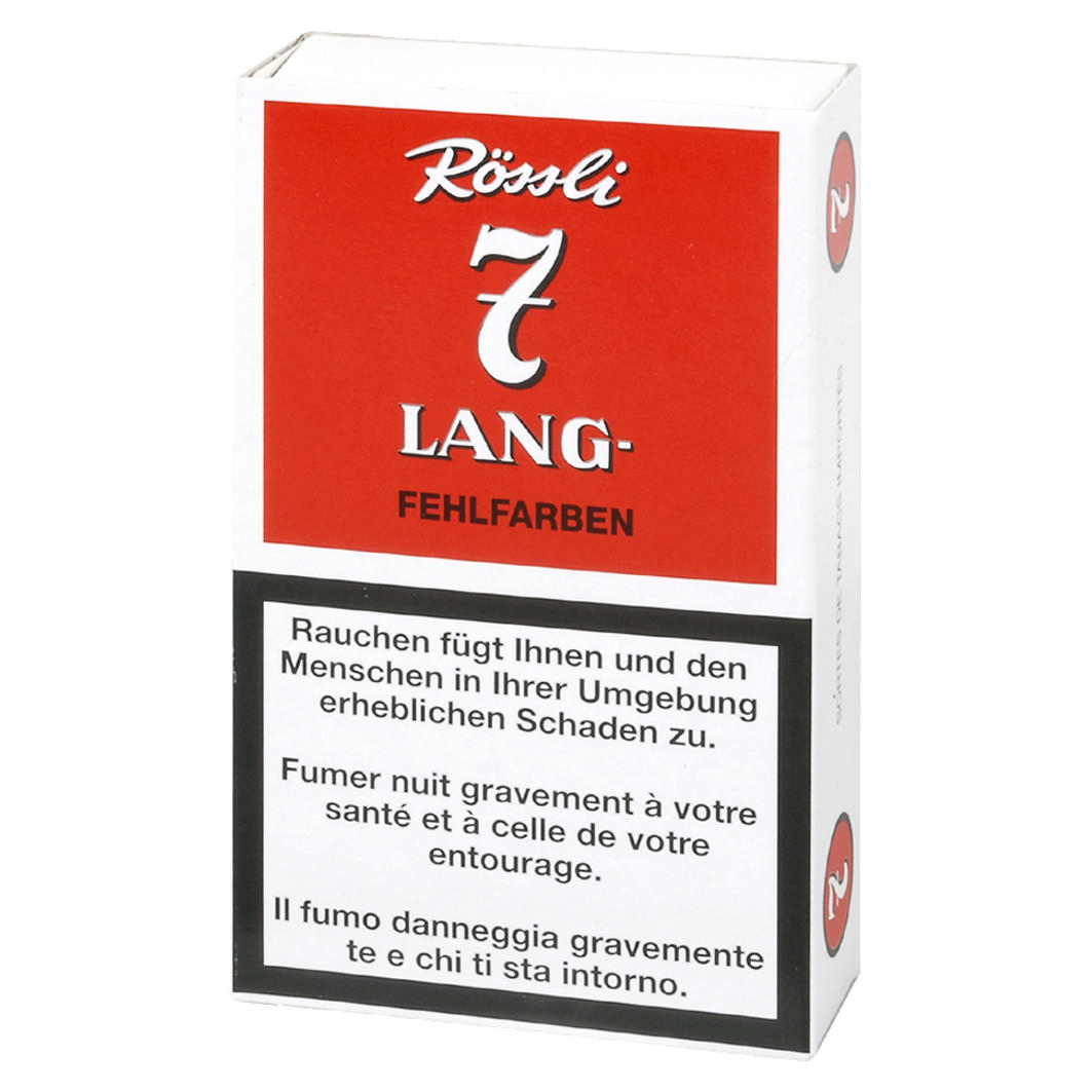 Rössli 7 Lang Fehlfarben