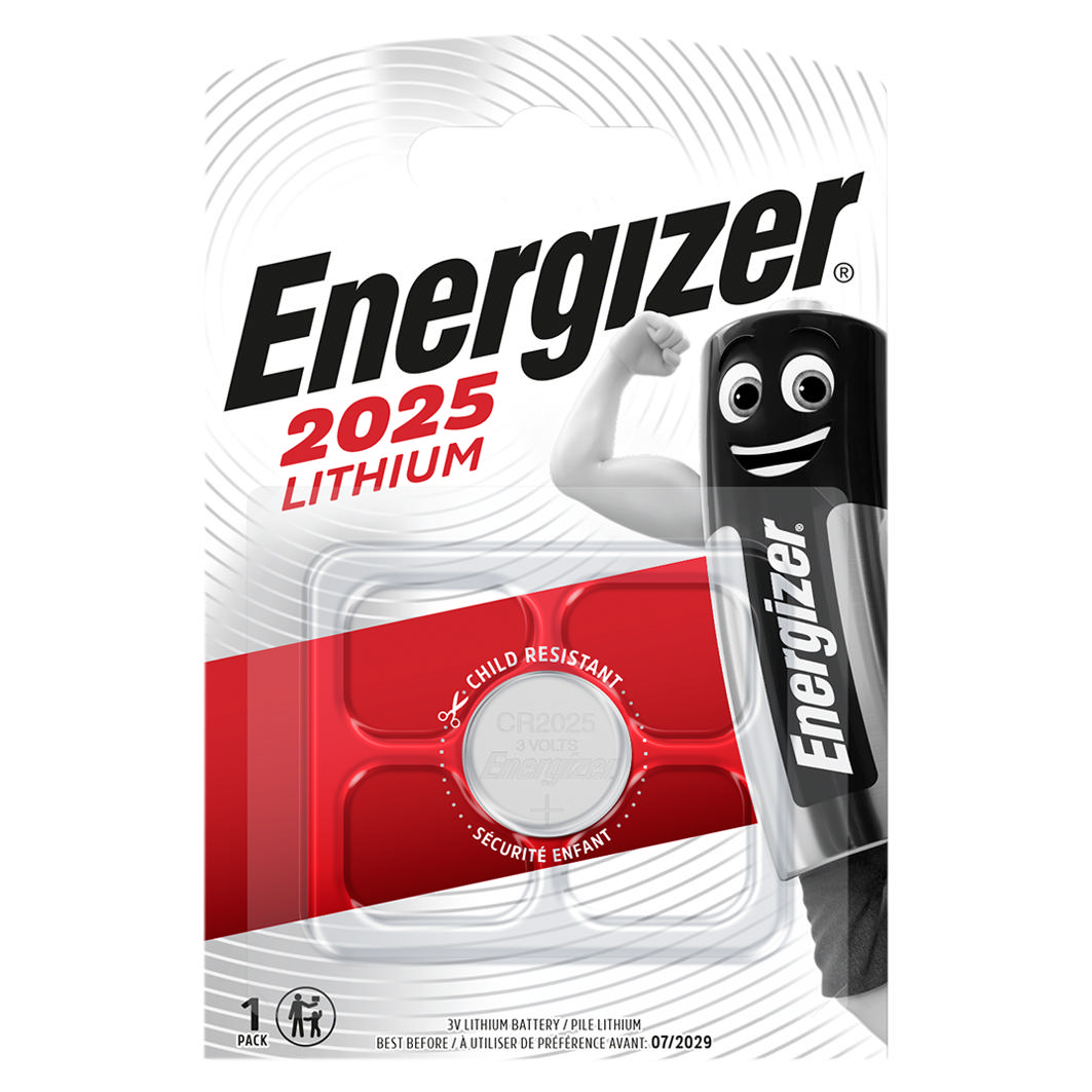 Energizer CR 2025 Lithium 3.0V FSB-1