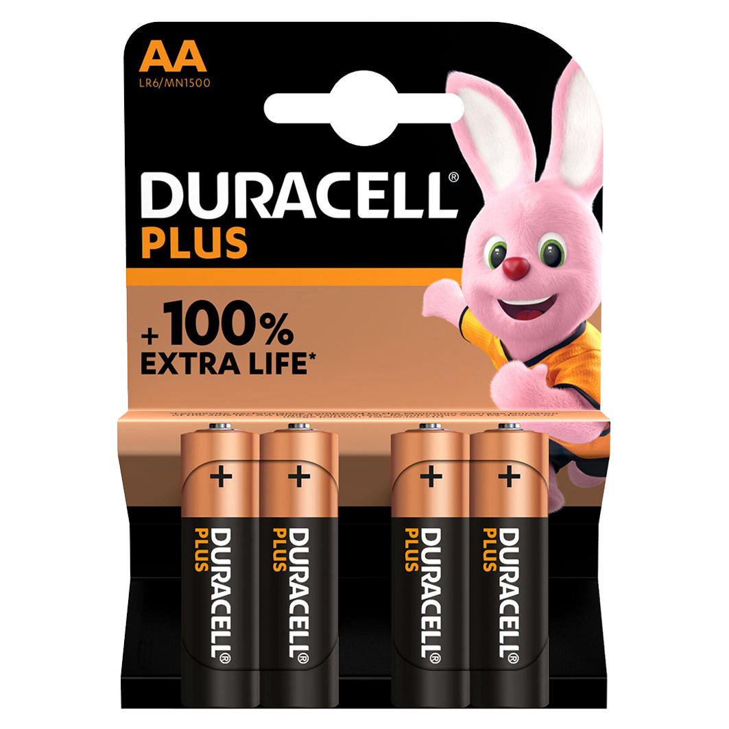 Duracell Plus 4XAA / LR6
