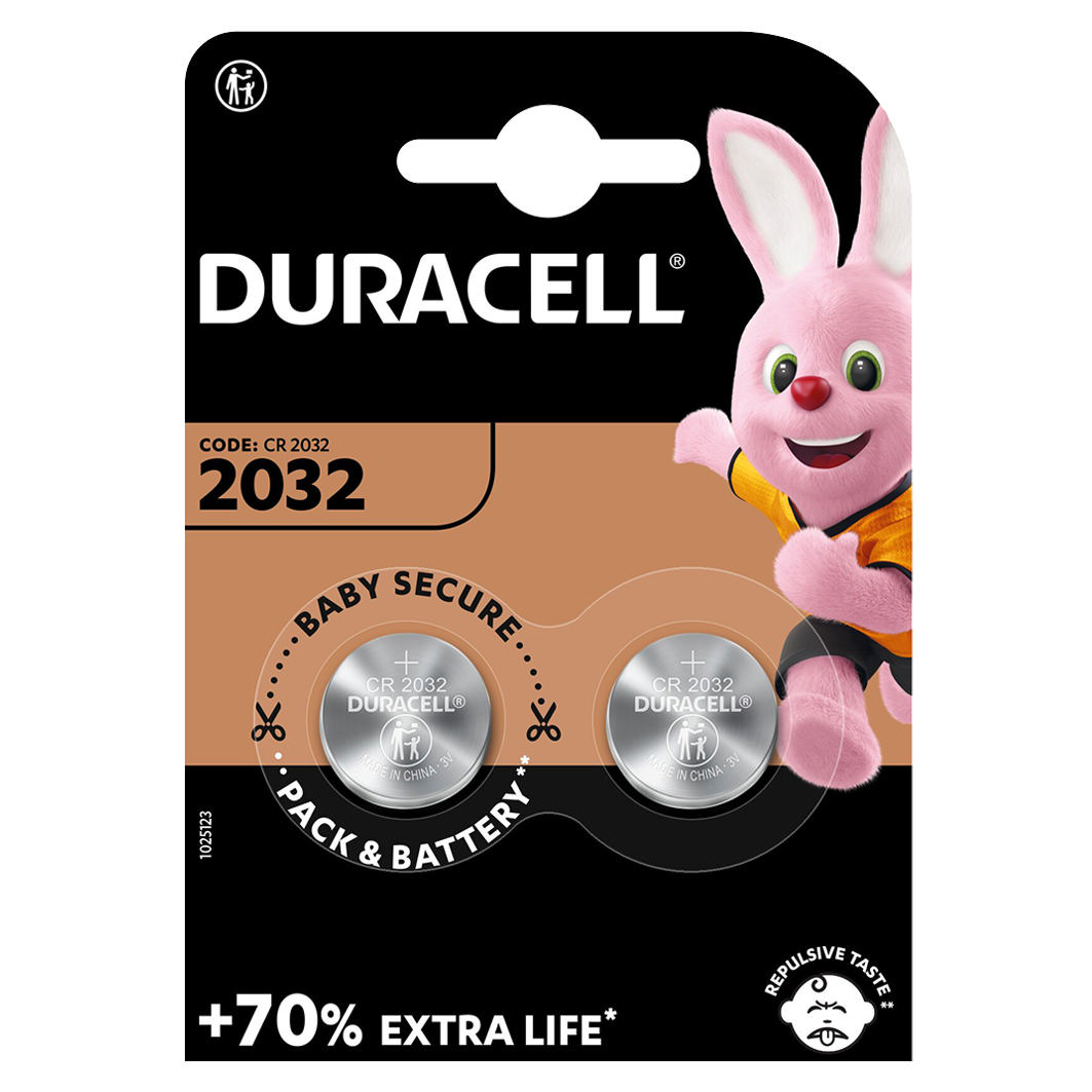 Duracell 2xCR2032/3V Lithium