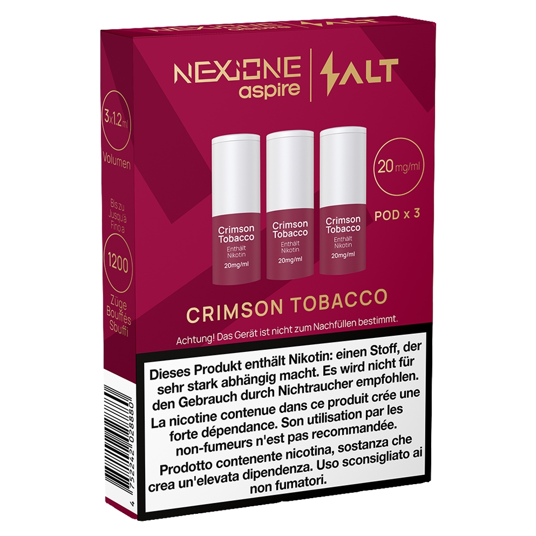 salt NexiOne Pods Crimson Tobacco 20mg