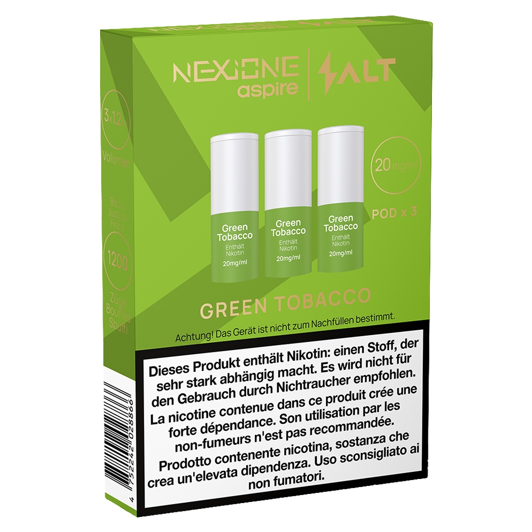salt NexiOne Pods Green Tobacco 20mg