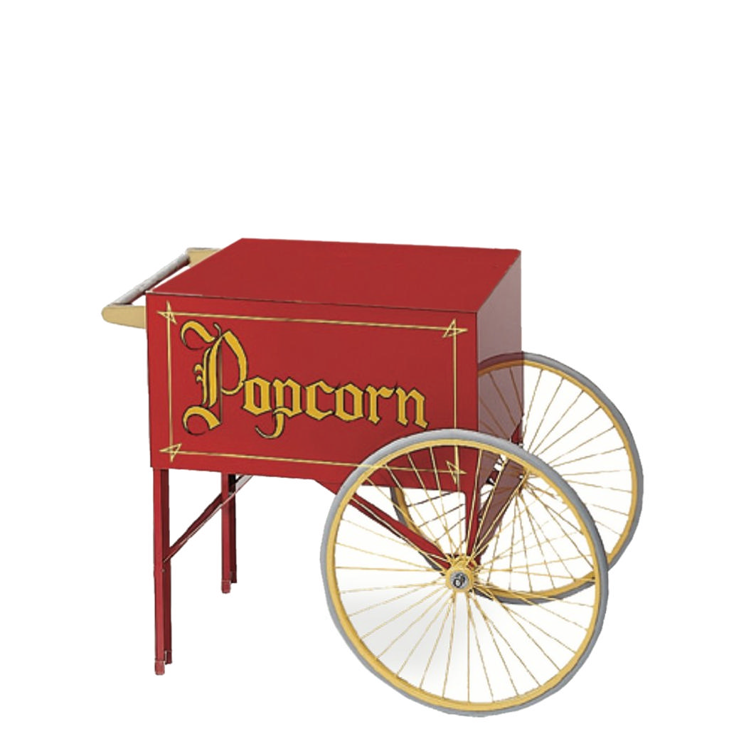 Popcorn Wagen 110x66x85cm, 2 Räder