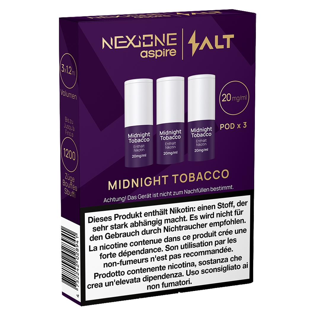 salt NexiOne Pods Midnight Tobacco 20mg