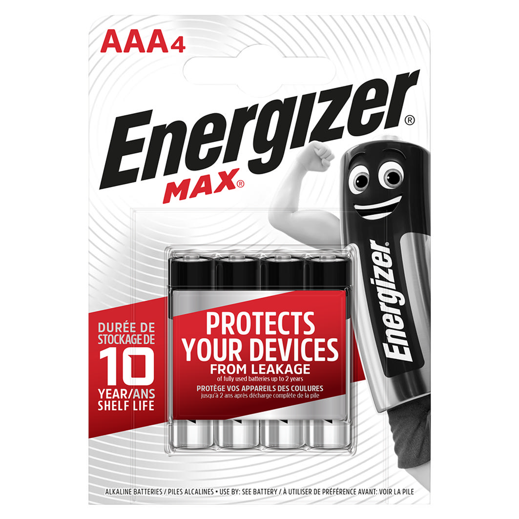 Energizer Max AAA4 LR03/E92