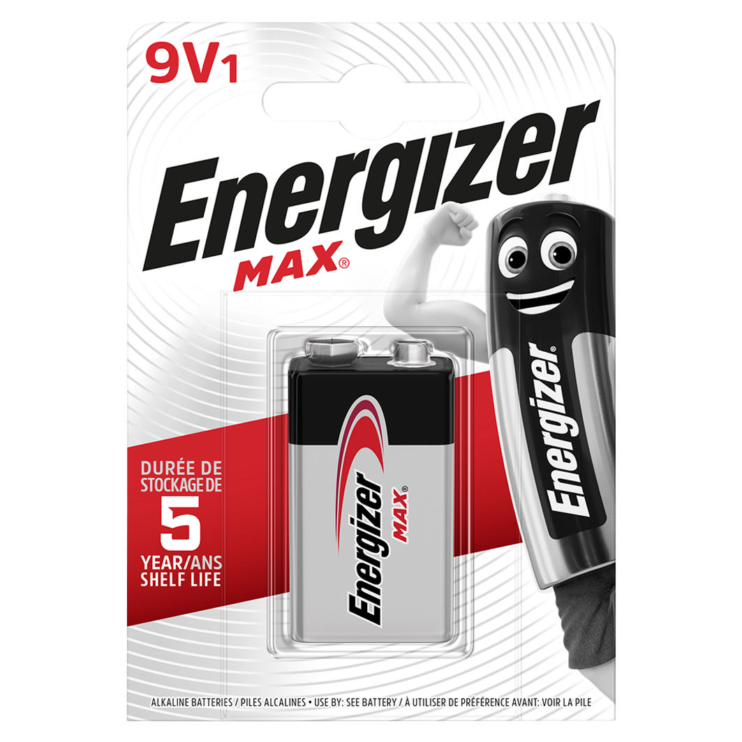 Energizer Max 9V1 6LR61/522