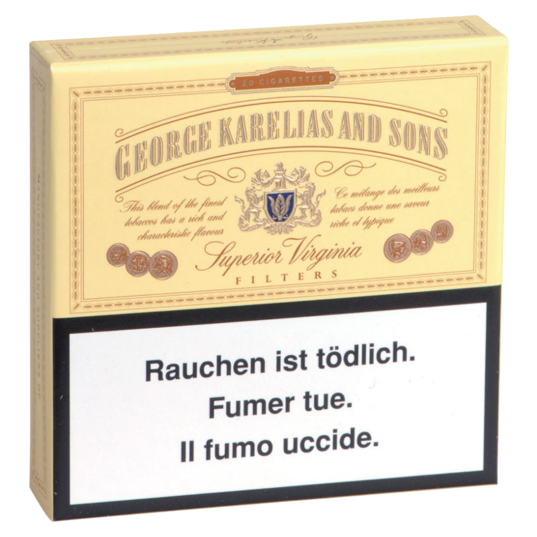 George Karelias&Sons Virginia Filters Box