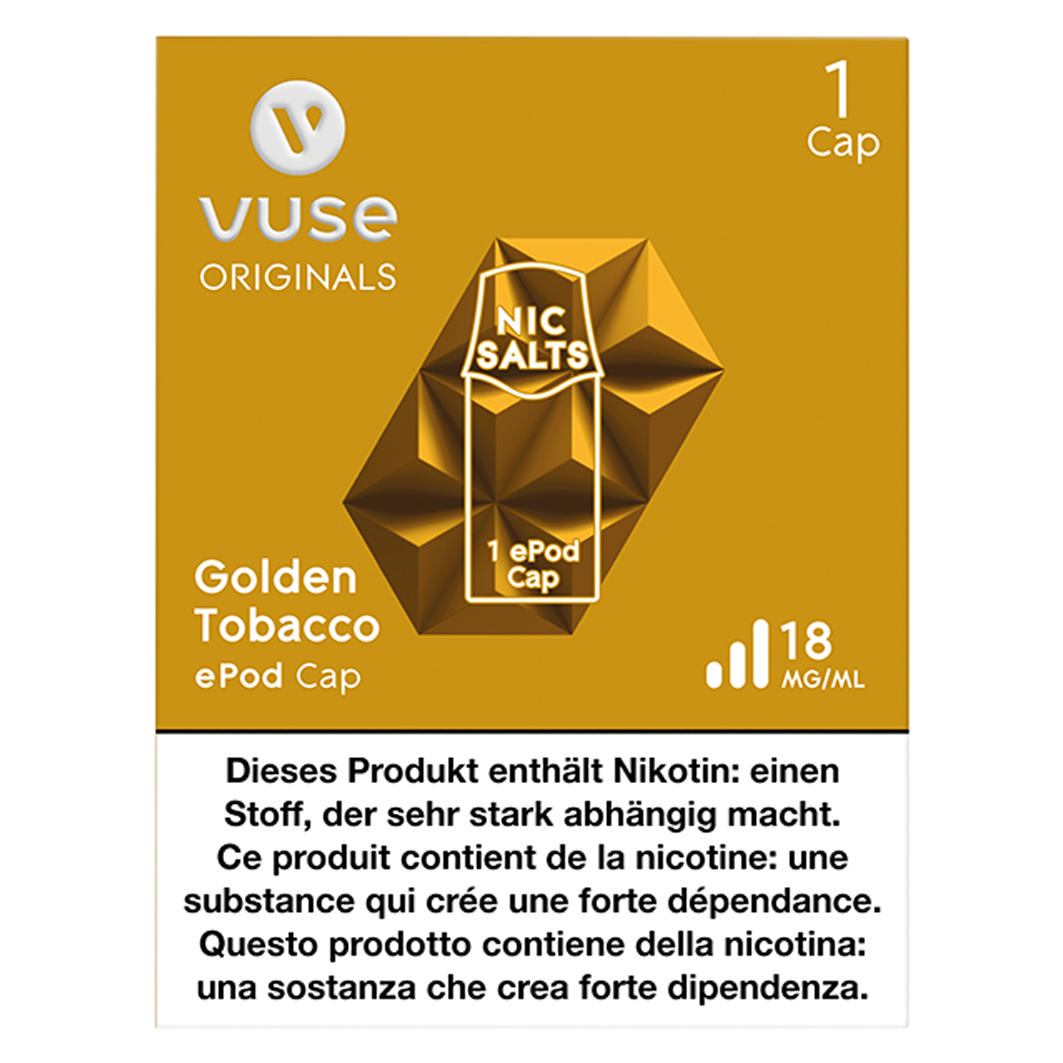 VUSE ePod Golden Tobacco 18mg