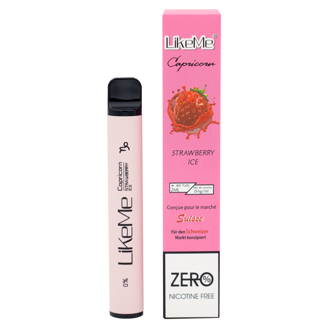 Like Me Strawberry Ice 0% 650 Puffs