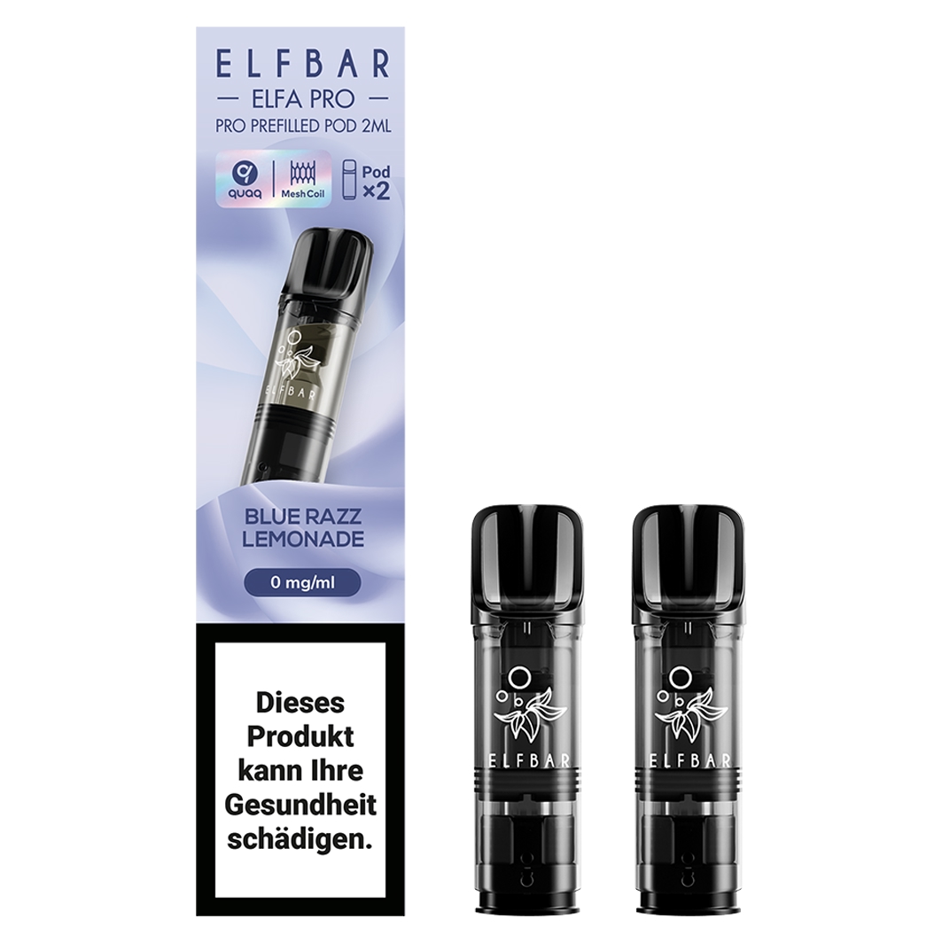ELFBAR ELFA Pro Pods Blue Razz Lemonade 0mg