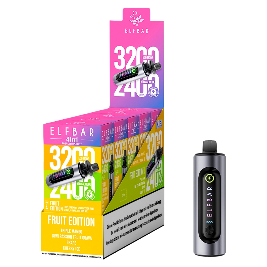 Elfbar 4in1 Kit Fruits Edition bis zu 3200 Puffs