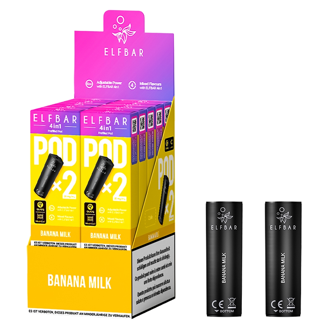 Elfbar 4in1 Pods Banana Milk 20mg