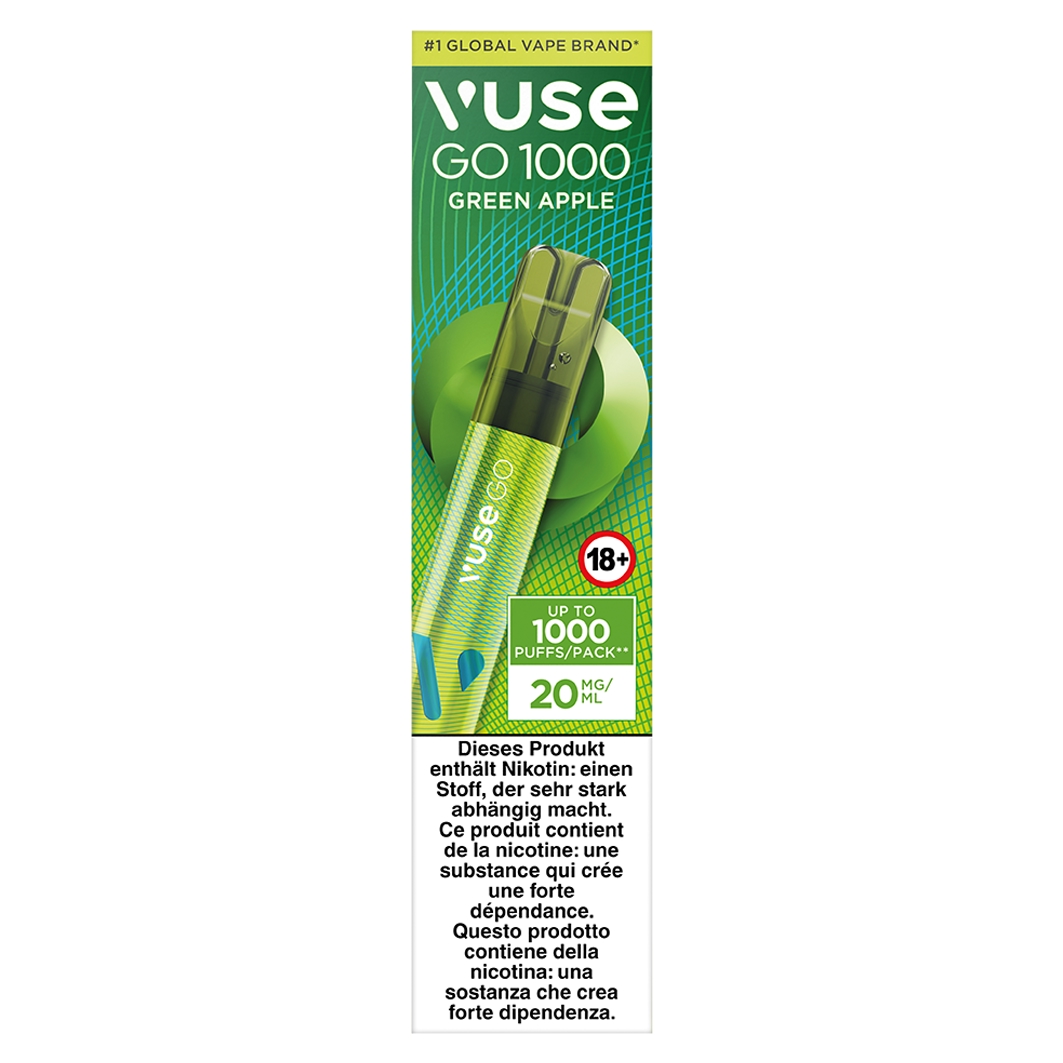 VUSE GO Apple Sour 1000 Puffs