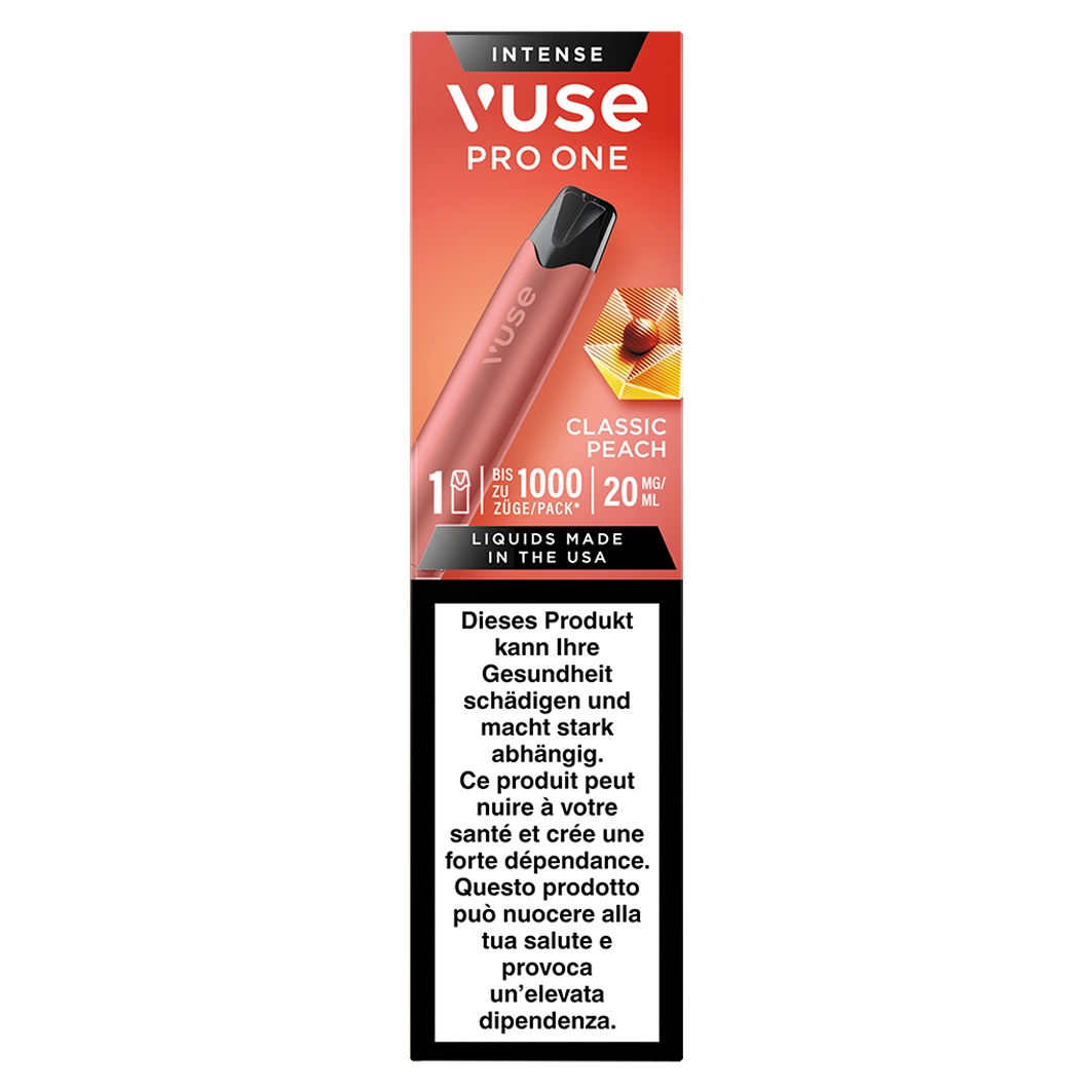 VUSE Pro One Pen Classic Peach 20mg