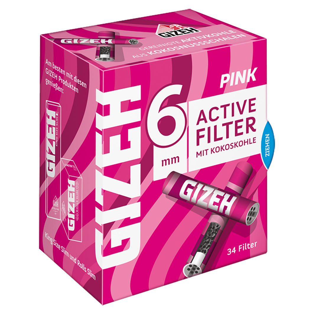 Gizeh Pink Active Filter 6mm