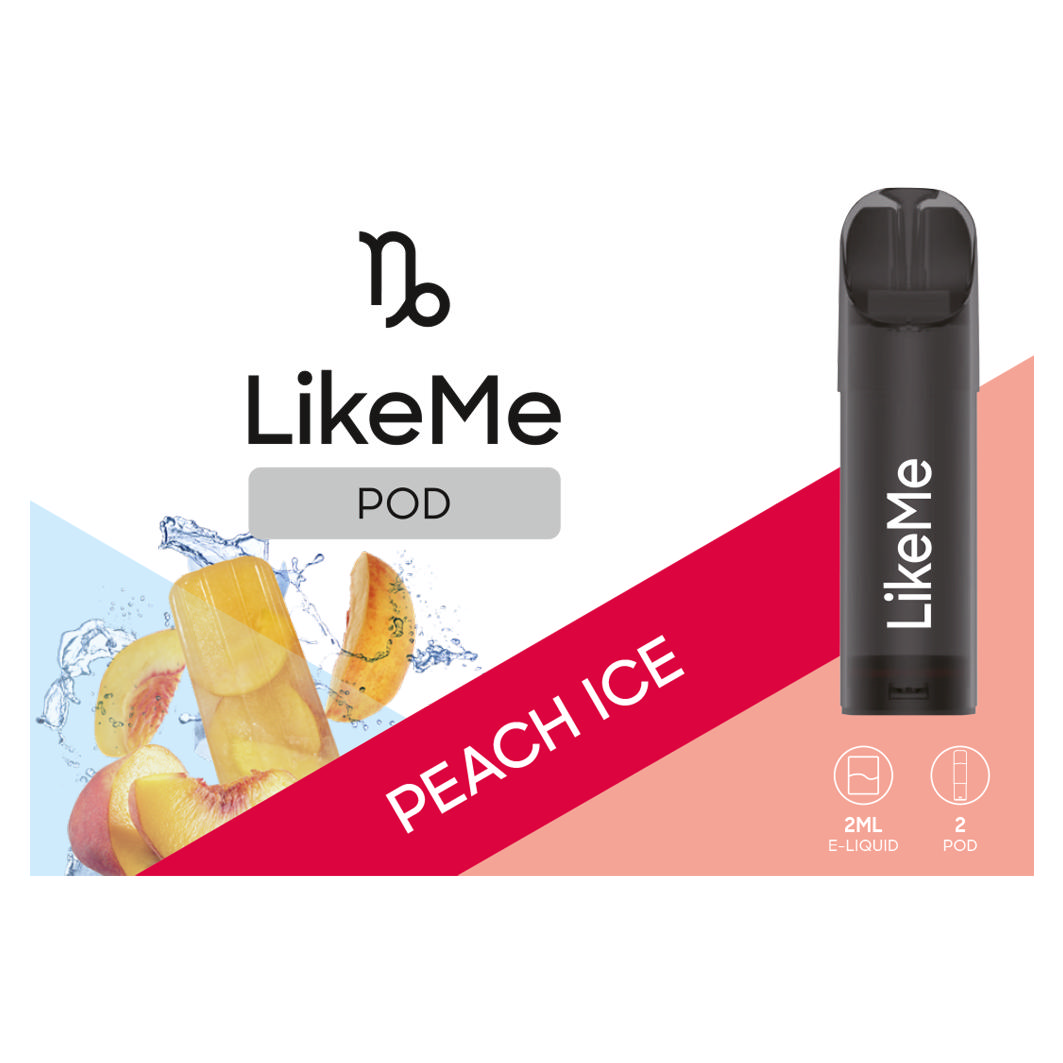 Like Me Pod Peach Ice 800 Puffs