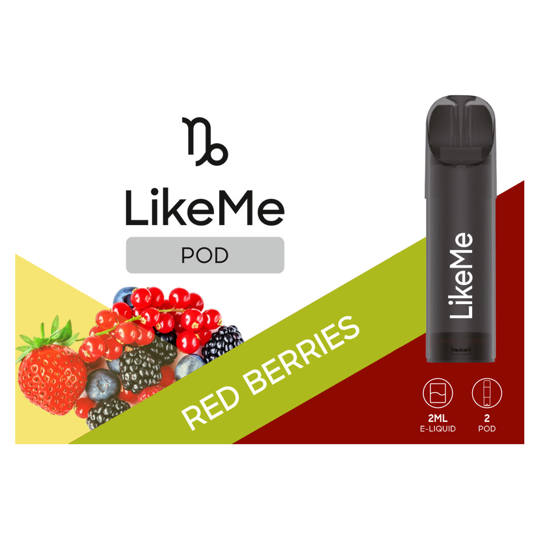 Like Me Pod Red Berries 800 Puffs