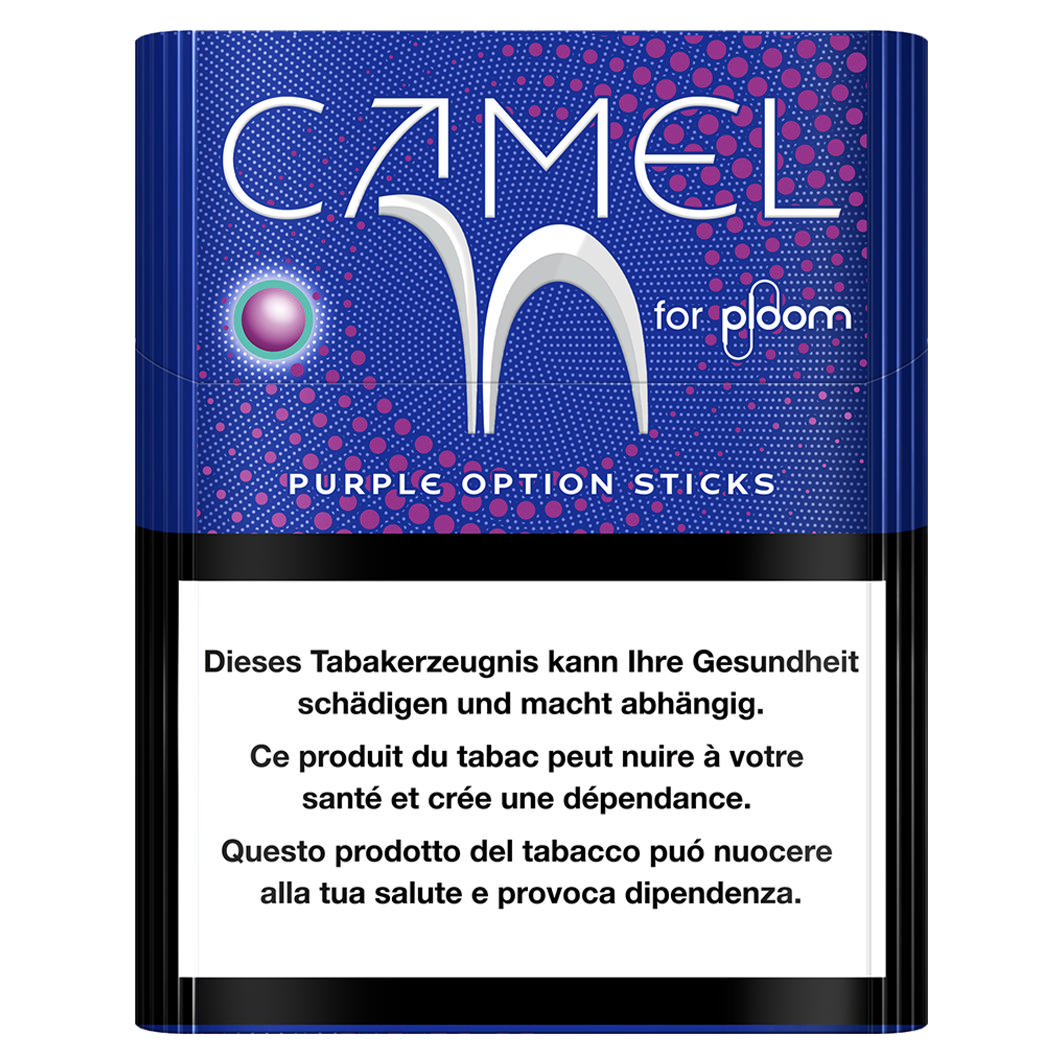 Camel Ploom X Purple Option Sticks