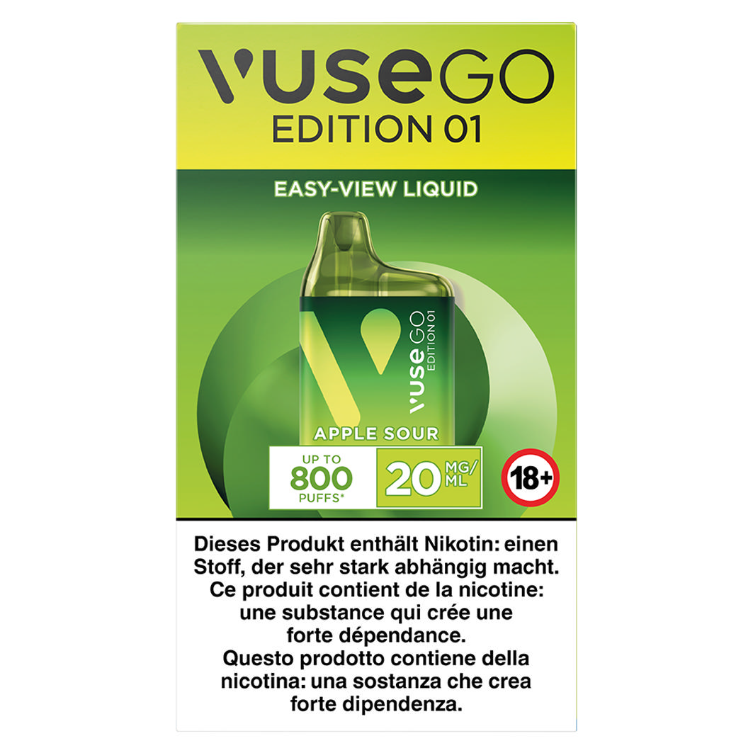 VUSE GO Apple Sour 800 Puffs