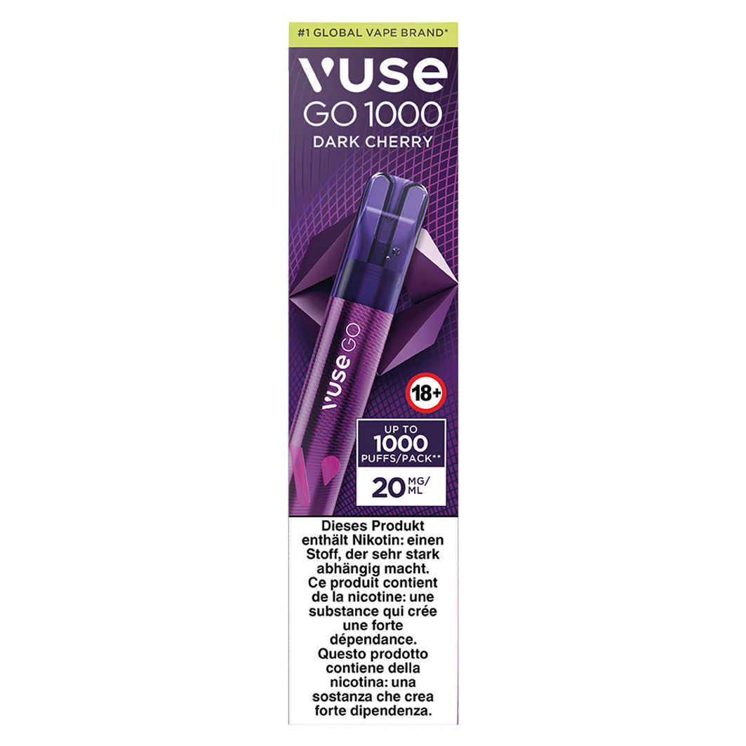 VUSE GO Dark Cherry 1000 Puffs
