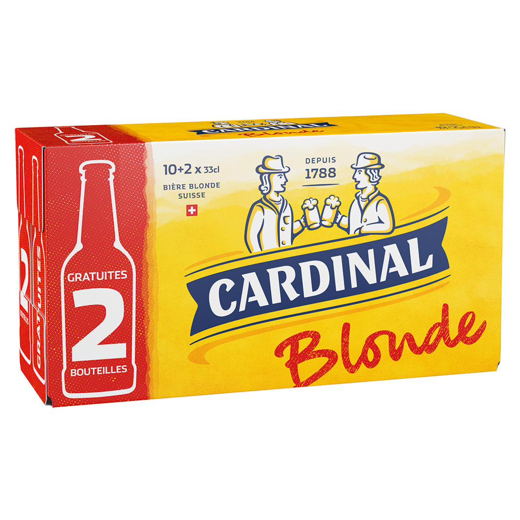 Cardinal Blonde +2 Gratis 10x33cl