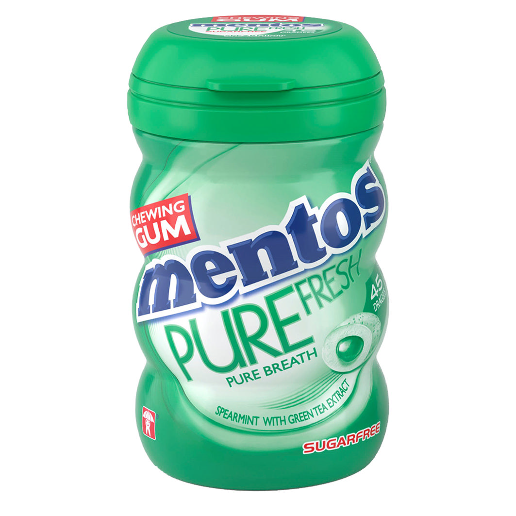 Mentos Gum Pure Fresh Spearmint 90g