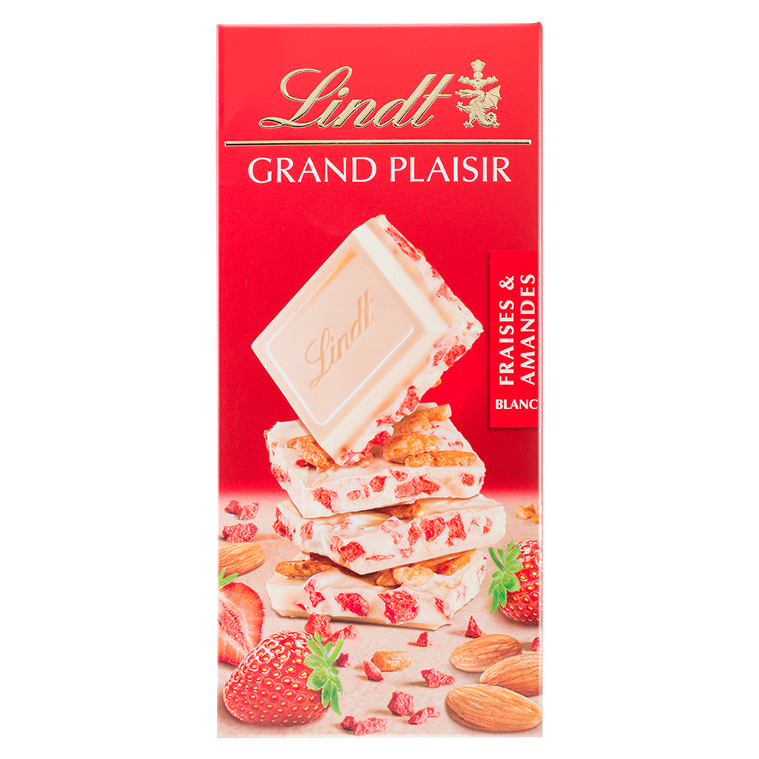 Lindt Grand Plaisir Erdbeer & Mandel 150g