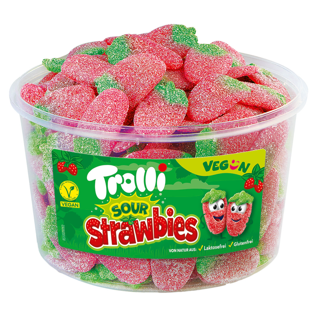 Trolli Sour Strawbies 1.25kg