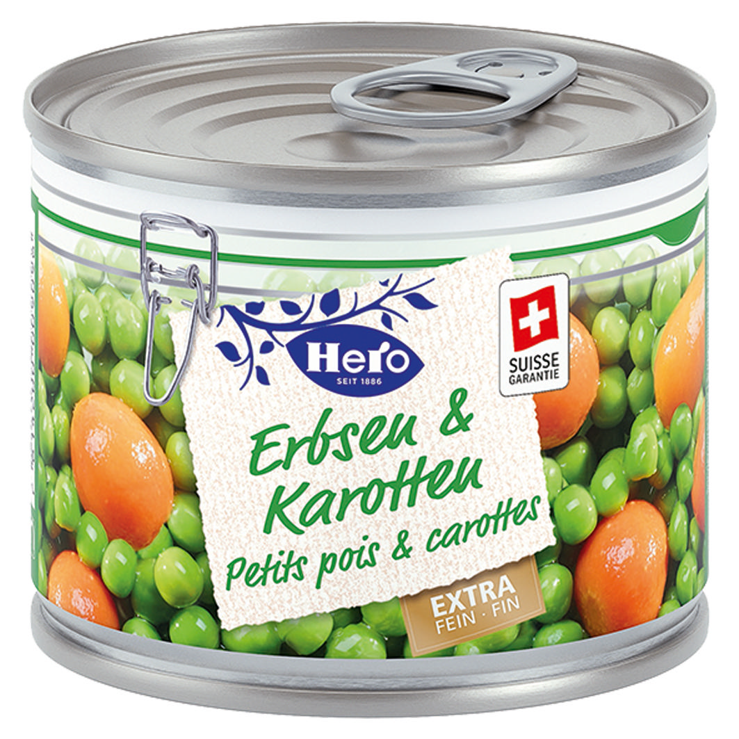 Hero Gourmet Erbsen&Karotten 210g