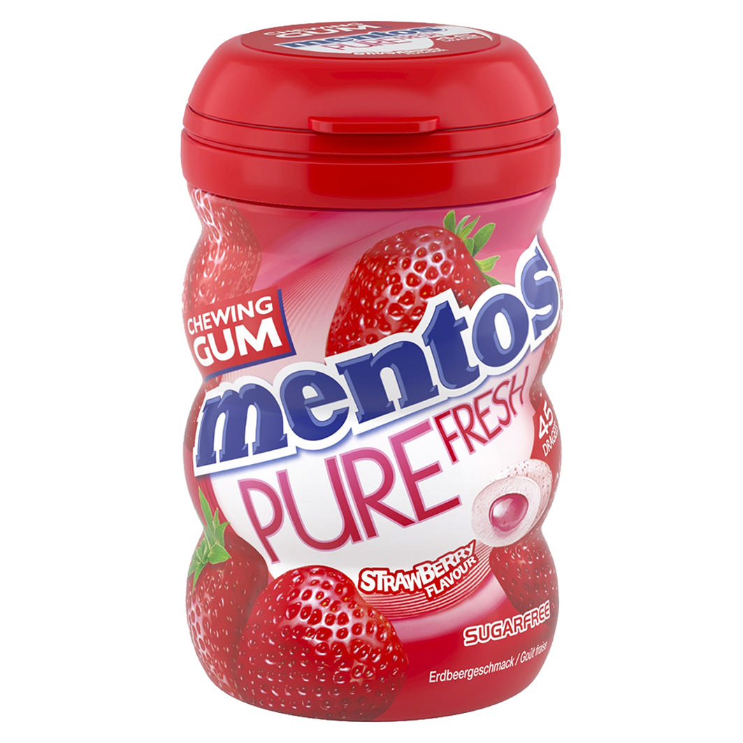 Mentos Gum Pure Fresh Strawberry 90g