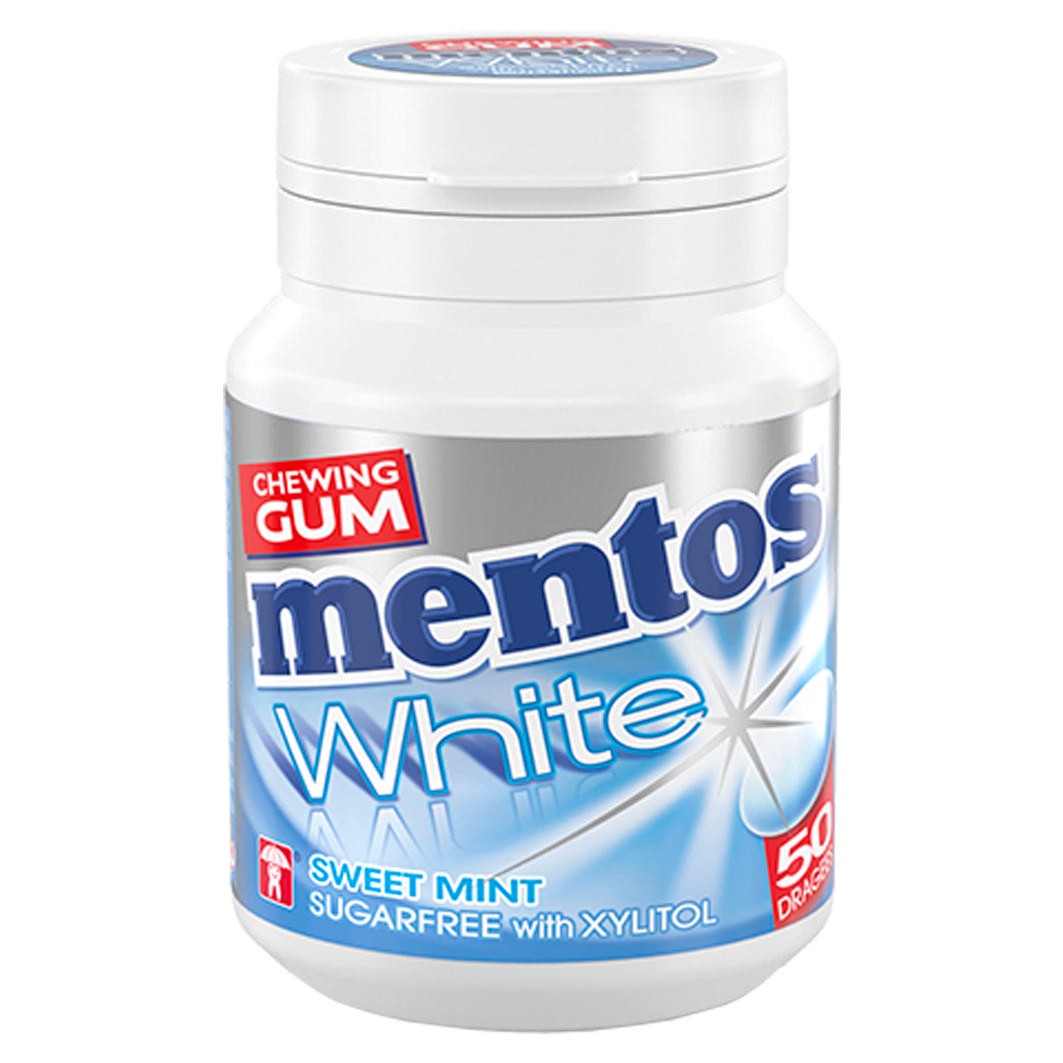 Mentos Gum White Sweet Mint 75g