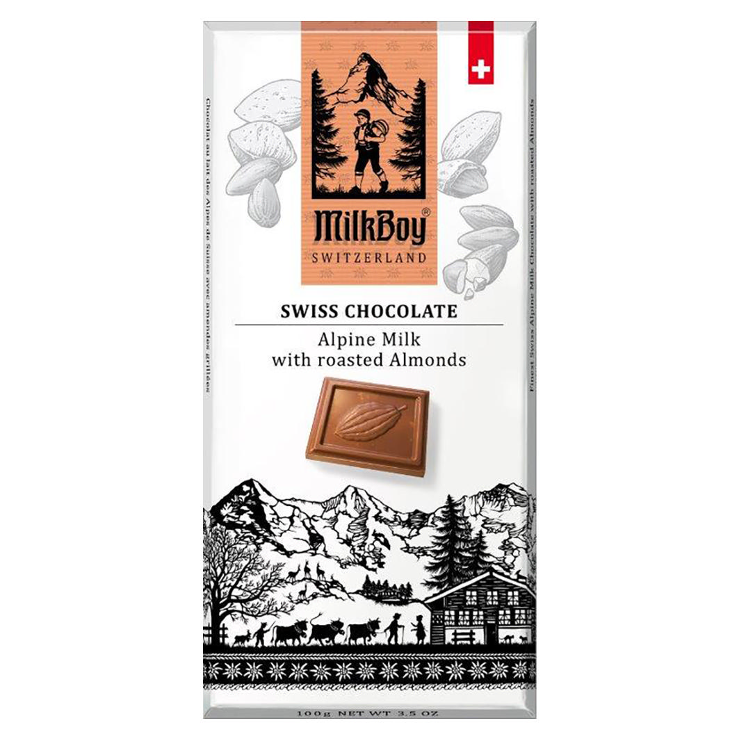 MilkBoy Swiss Alpenmilch & Mandeln 100g