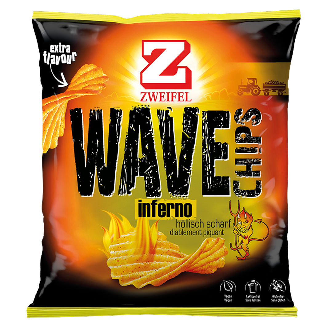Zweifel Wave Chips Inferno 120g