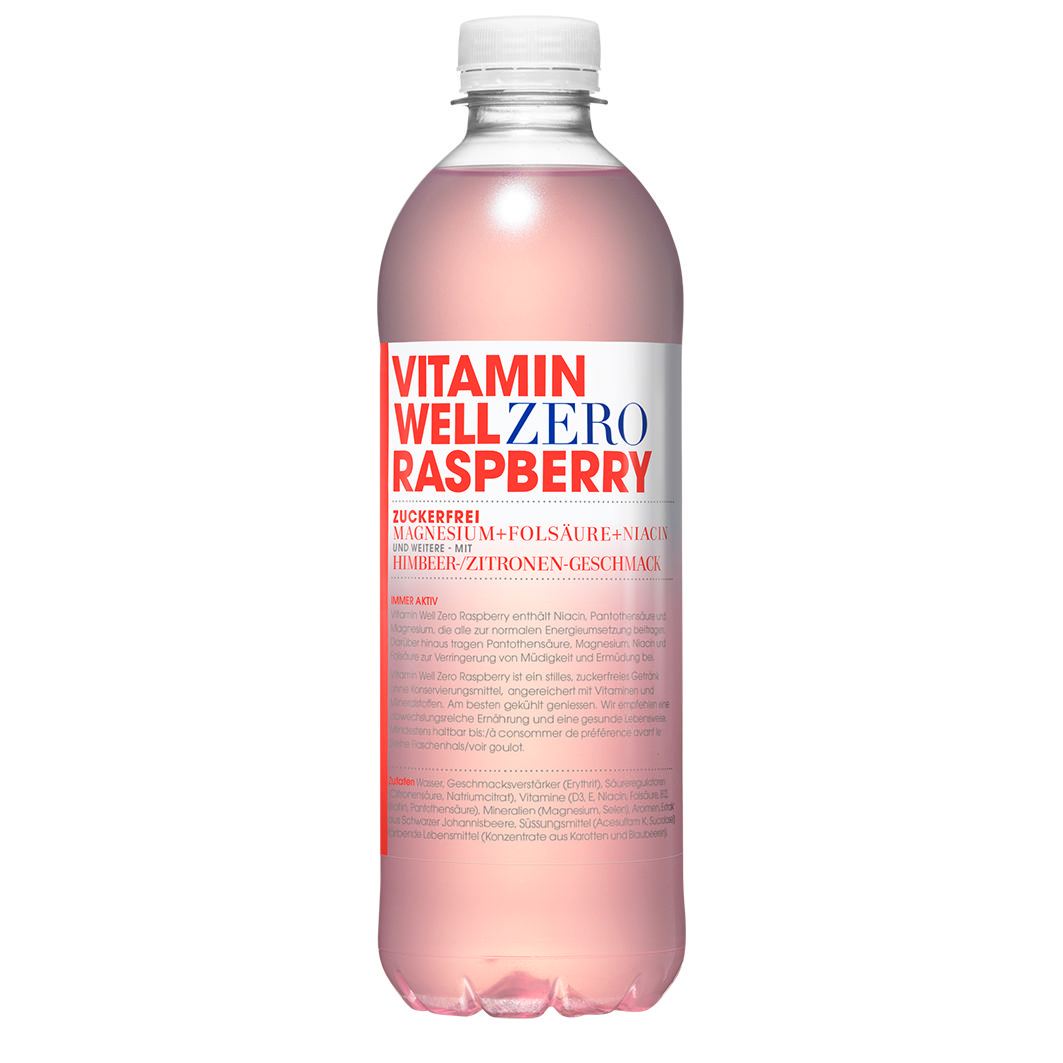 Vitamin Well Zero Raspberry 50cl