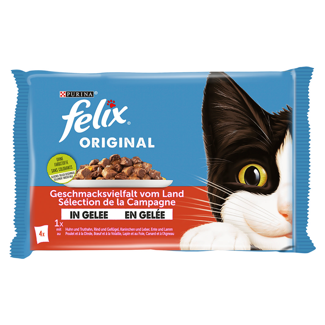 Felix Original Fleisch Gelée 4x85g