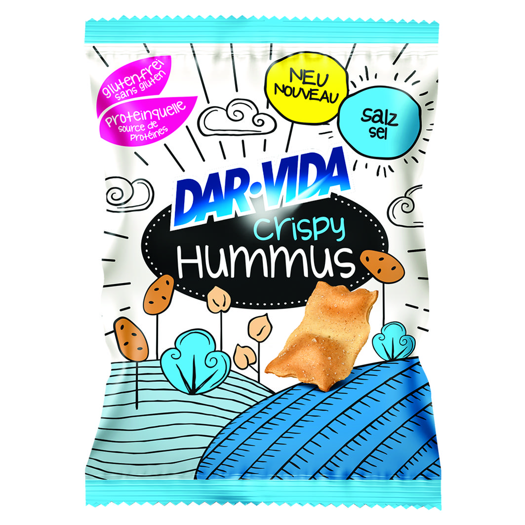 DAR-VIDA Crispy Hummus Salz 40g
