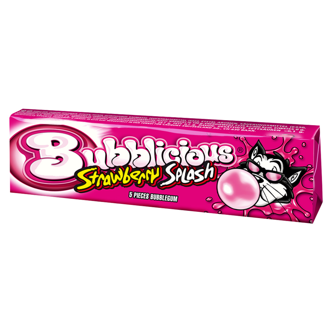 Bubblicious Strawberry Splash 39g