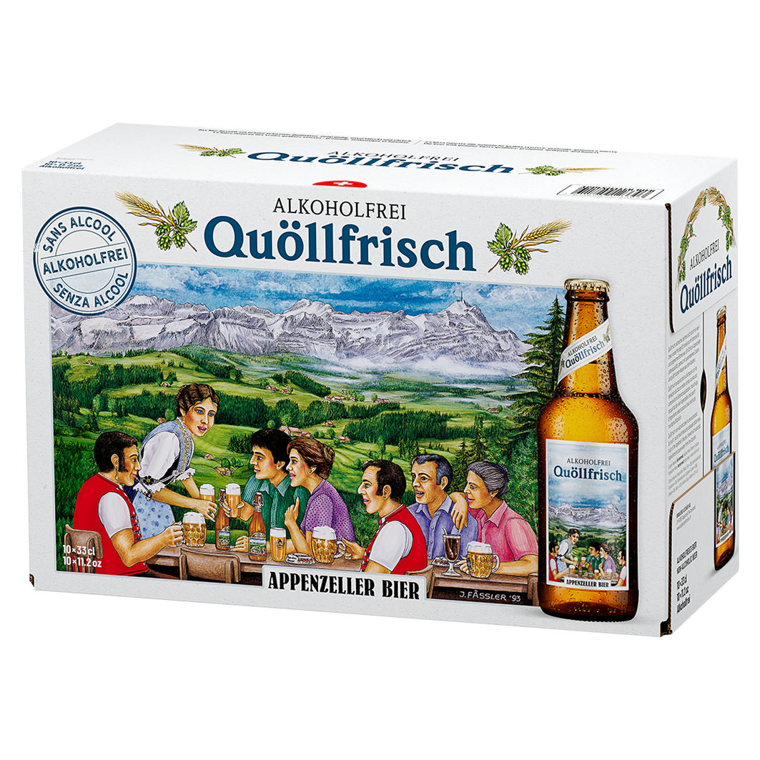 Appenzeller Quöllfrisch Alk.frei 10x33cl