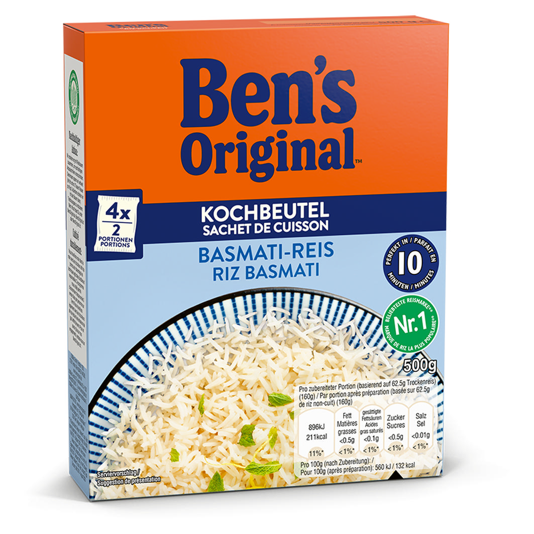 Ben's Original Basmati Kochbeutel 500g
