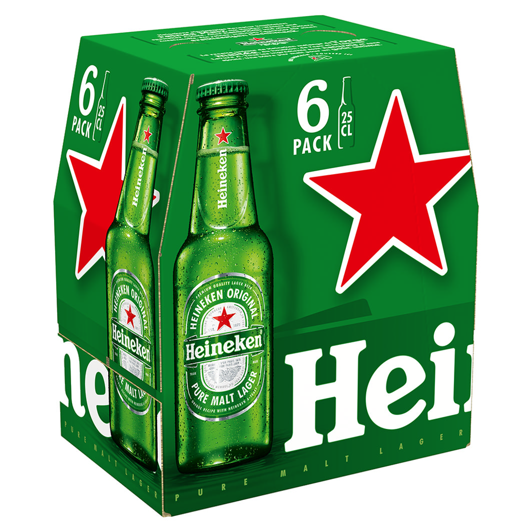 Heineken Lager 6x25cl