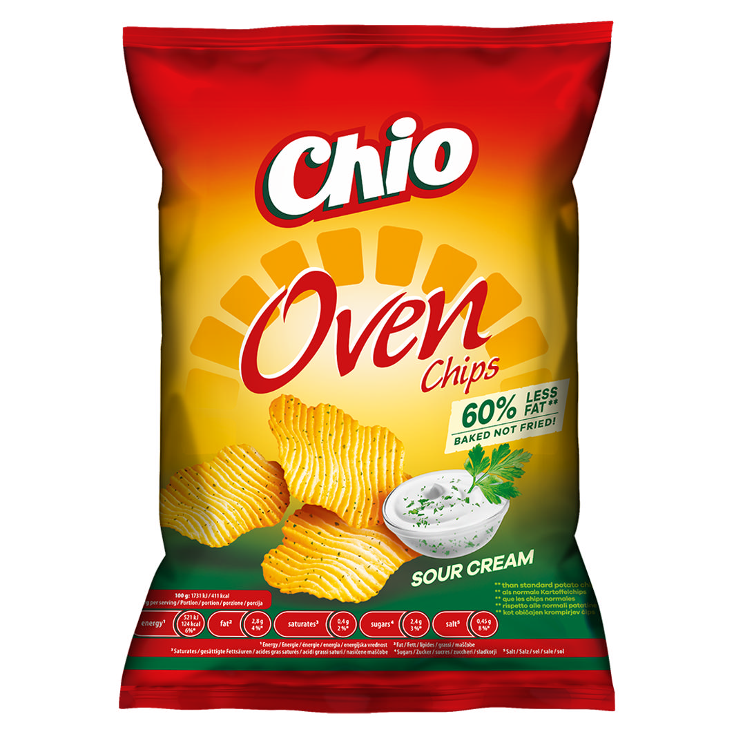 Chio Ovenchips Sour Cream 125g
