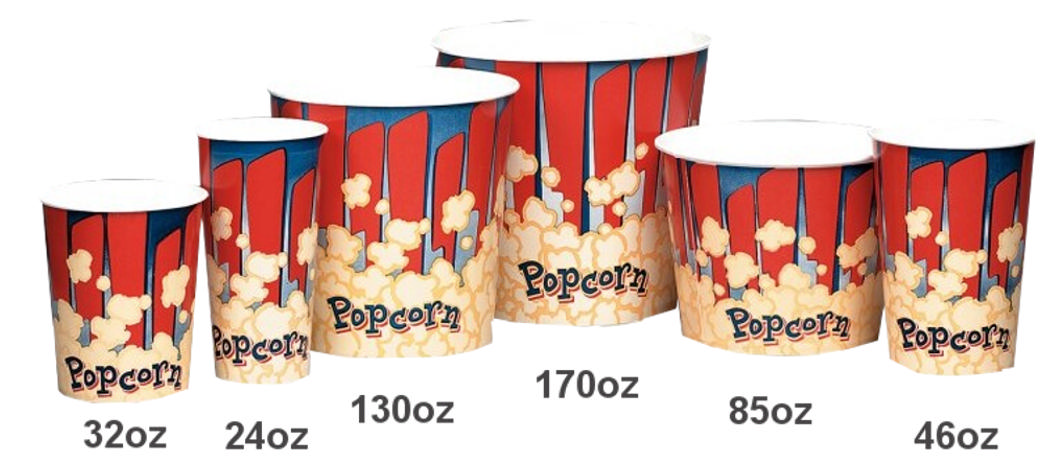 Popcorn Becher rot 46oz