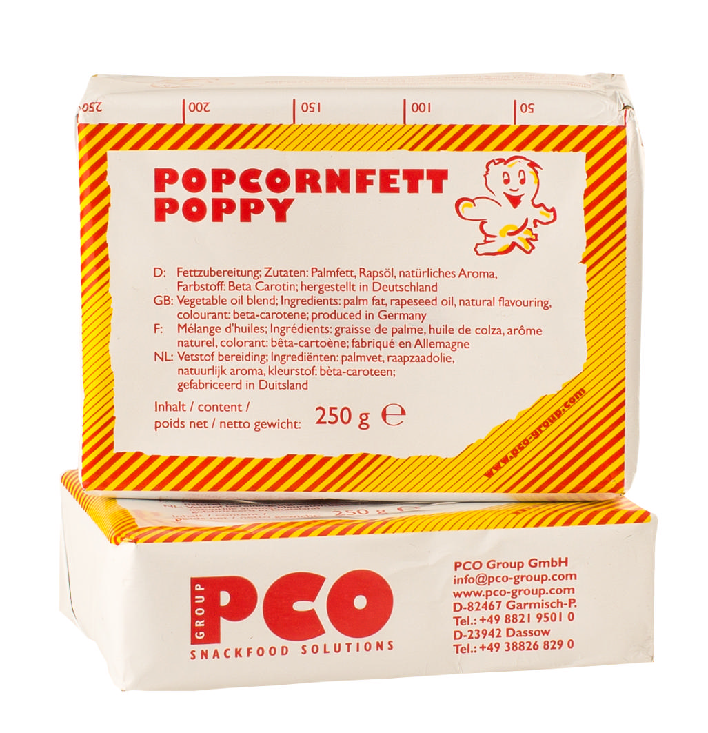 Poppy Popcorn Fettbarren 250g