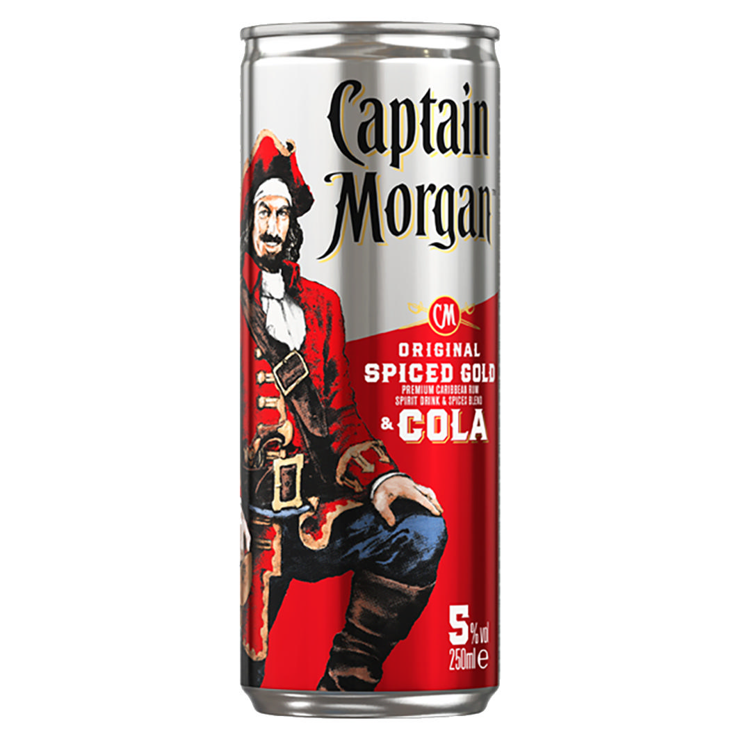 Captain Morgan SpicedGold & Cola 5% 250ml