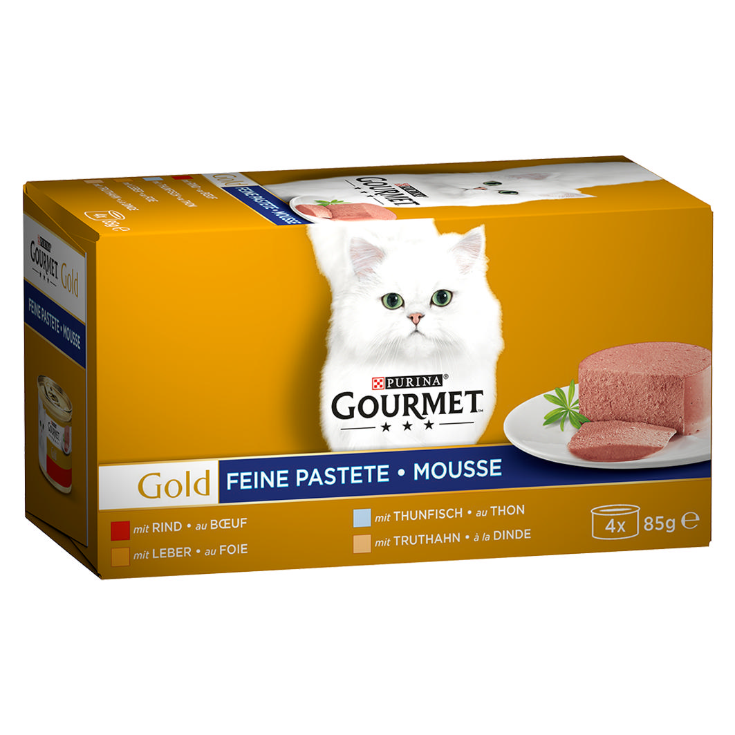Purina Gourmet Gold Pastete 4x85g