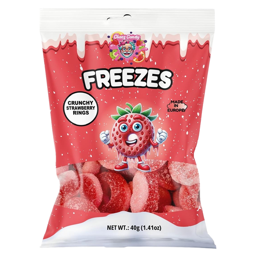 Freezes Strawberry Rings 40g