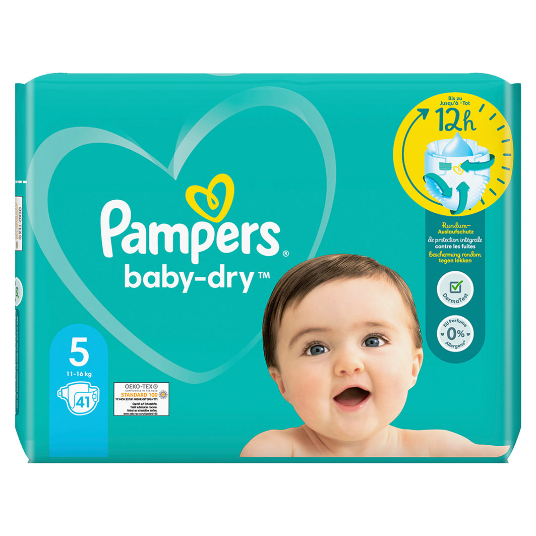 Pampers Baby Dry Gr.5 Junior 11-16kg 39 Stk.