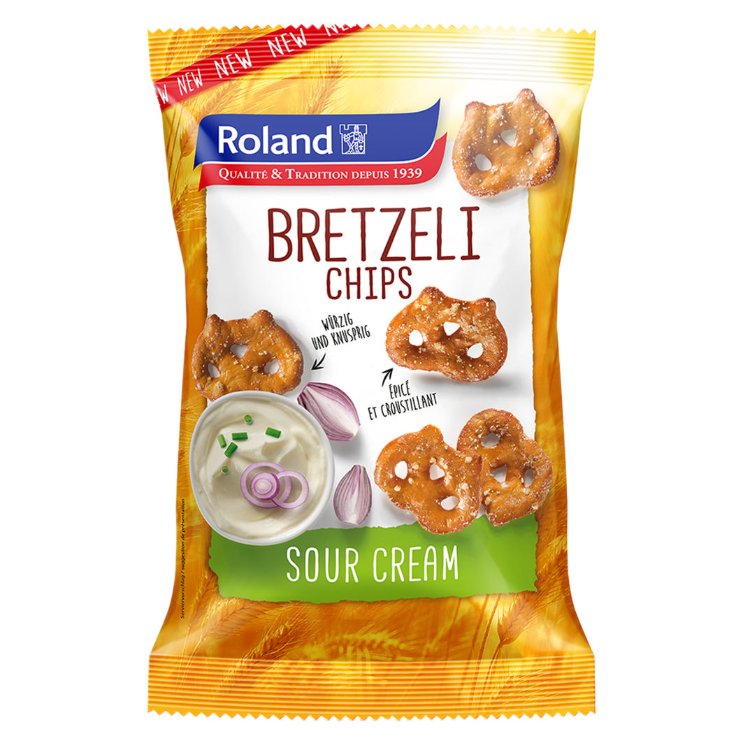 Roland Bretzeli Chips Sour Cream 180g